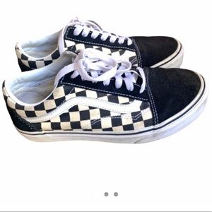 *SOLD ON DEPOP* Vans checkered old skool